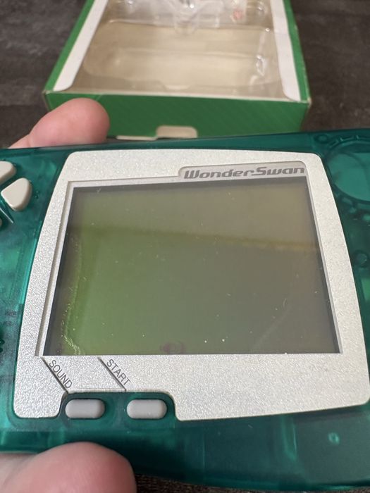 Портативна консоль Bandai WonderSwan skeleton green