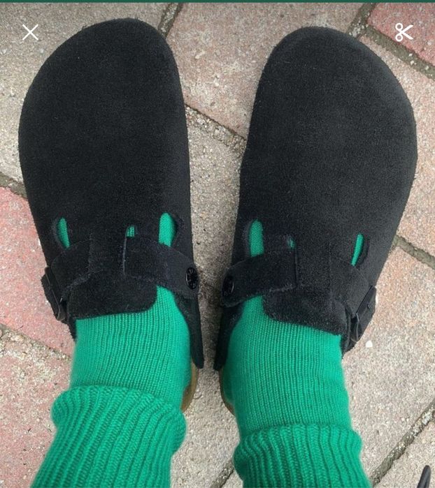 Акція!!! Чоловічі клоги Birkenstock Boston Black 44 розмір. Є гурт!