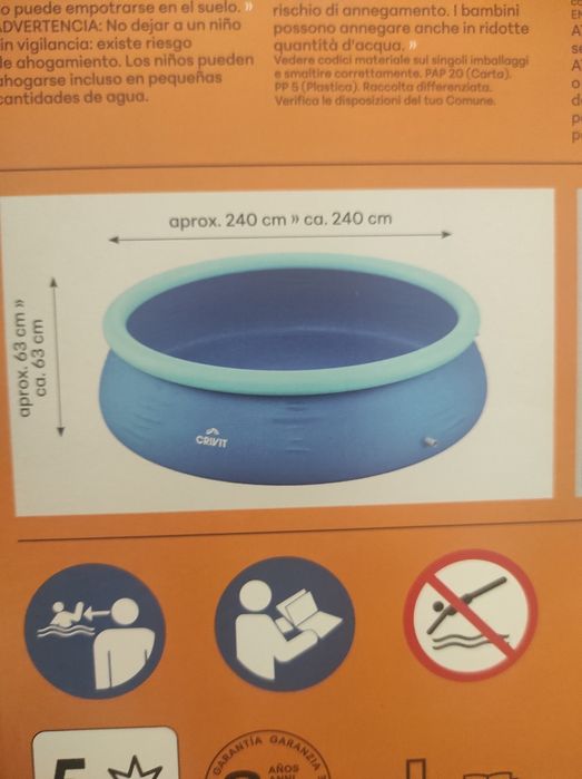 NOVA -  Bomba de piscina bestway 2.006 l h