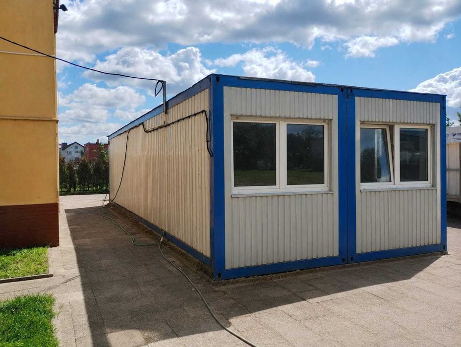 Kontener budowlaby/ biurowy uzywany  podwójny 12m × 6 m