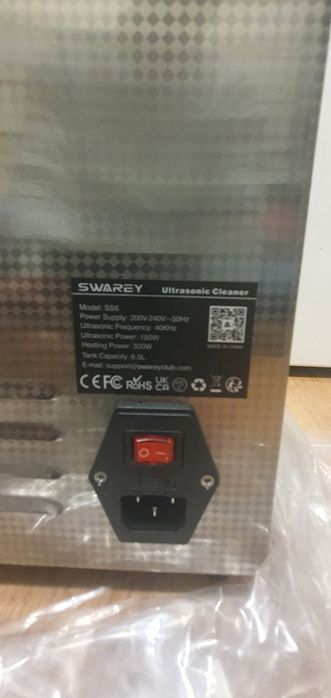 Máquina limpeza ultrassom 6.5lt