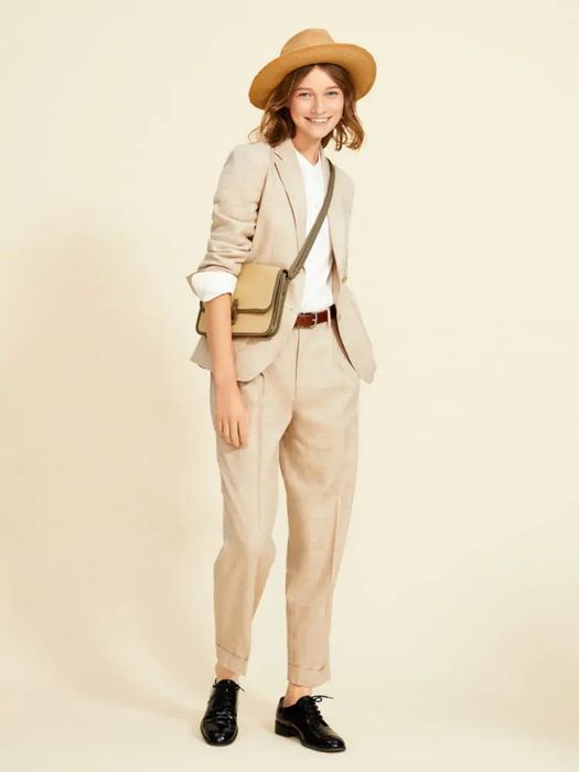 Брюки uniqlo ines, льон 27w