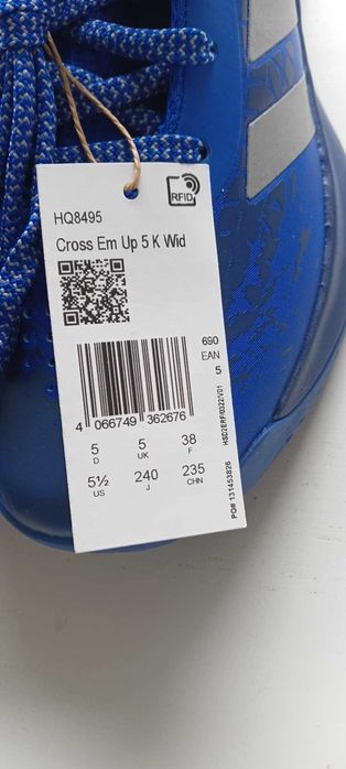 Buty Adidas Cross Em Up 5 K Wide Koszykówka 38