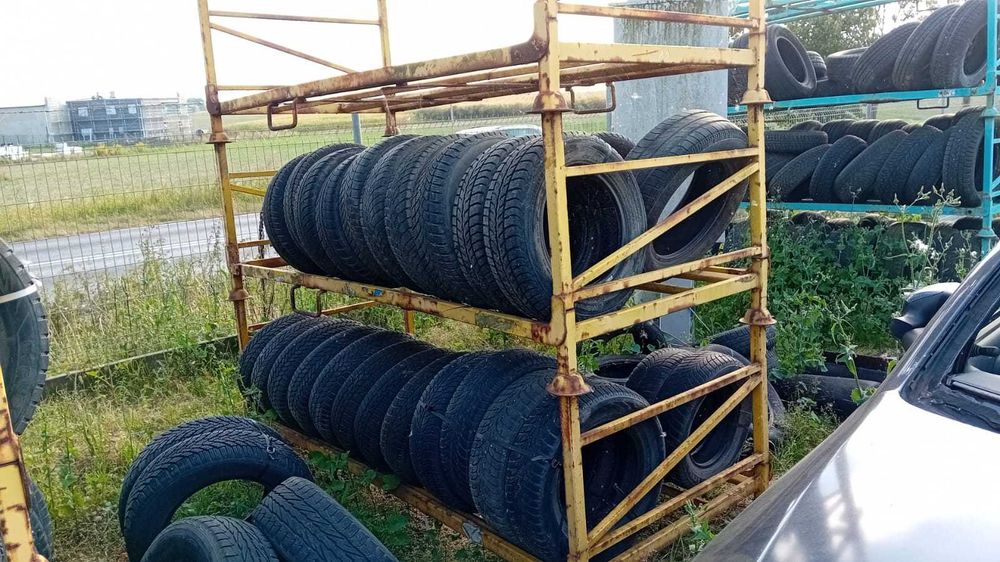 Regały Przęsła Magazynowe Składane Segmentowe Piętrowe DO OPON FELG