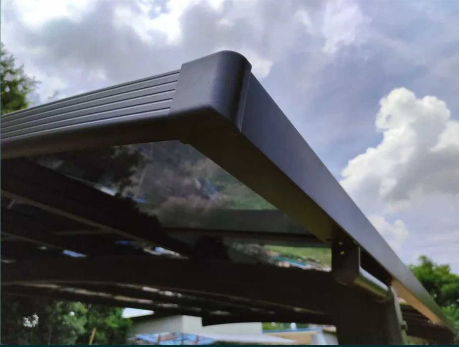 Wiata samochodowa garażowa 3x5,5 m Carport aluminium na jeden samochód