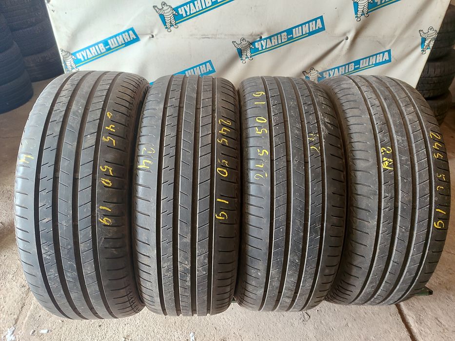 Шини bridgestone 245 50 r19 літо 24-й рік