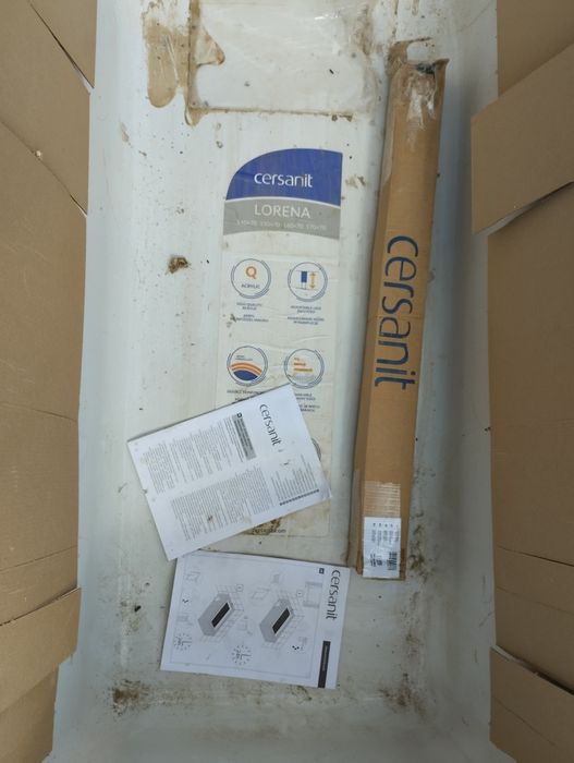 Вана акрилова + ніжки 140х70 Cersanit LORENA