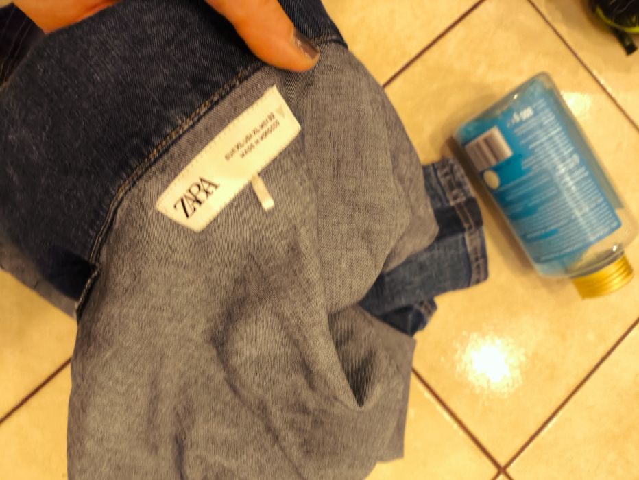 Bluzka koszula jeansowa jak kurtka Zara 42 XL
