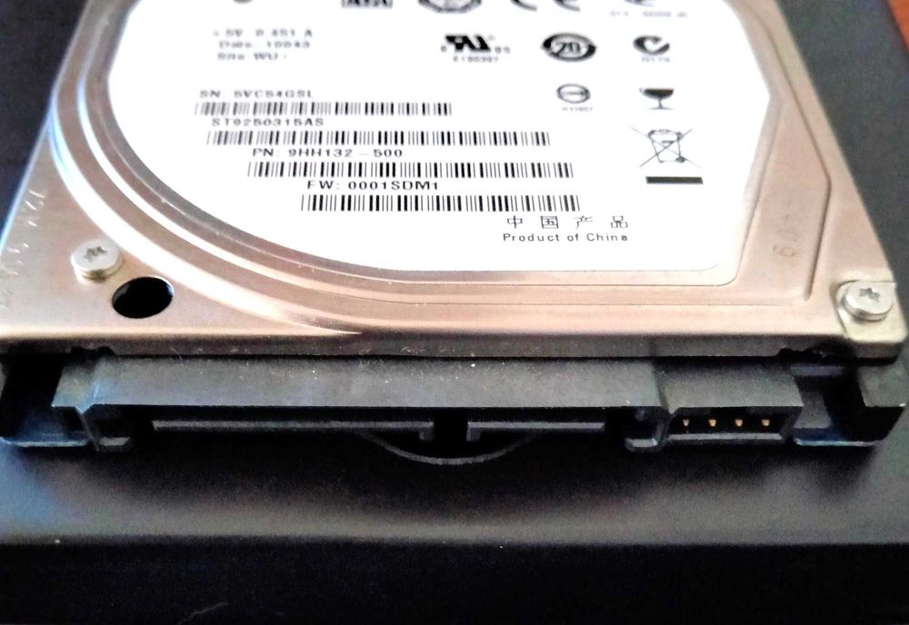 Disco Seagate Momentus 5400.6 — 250GB — 2.5’’ SATA Modelo: ST9250315AS