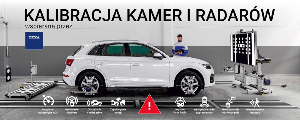 Kalibracja systemów ADAS ACC radarów kamer