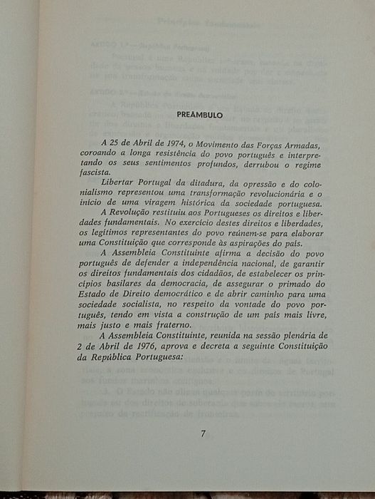 Constituição da República Portuguesa 1 Revisão