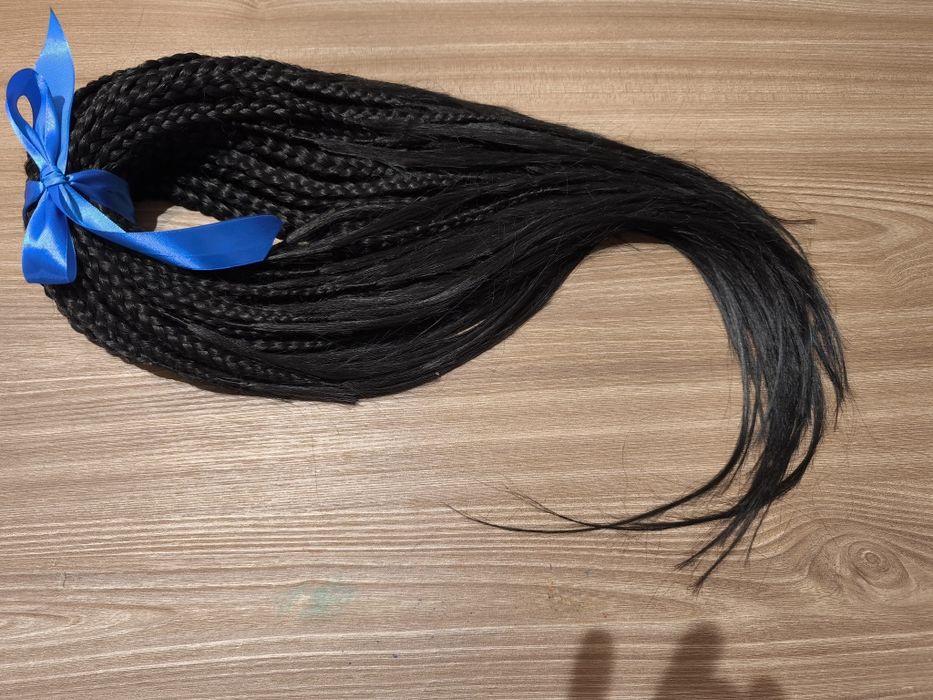 Set warkoczyki z puszczoną koncowką do czesania