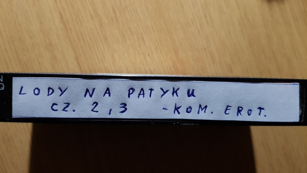 "Lody na Patyku" na kasecie VHS