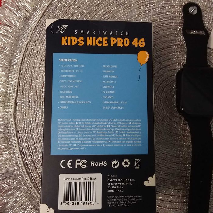 Zegarek Smartwatch Garett Kids Nice Pro 4G