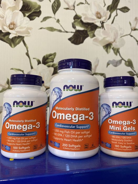 Omega-3 Омега-3 з сайту iHerb в наявності