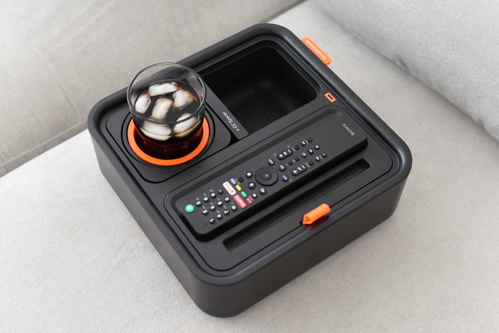 Couch console - Preta/Laranja ou Branca/Laranja