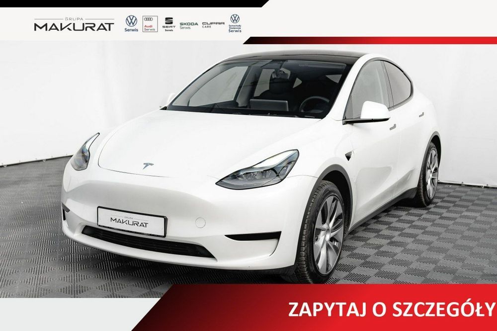 Tesla Model Y WD8148R#Long Range RWD Szklany dach Skóra Autopilot Salon PL VAT23%