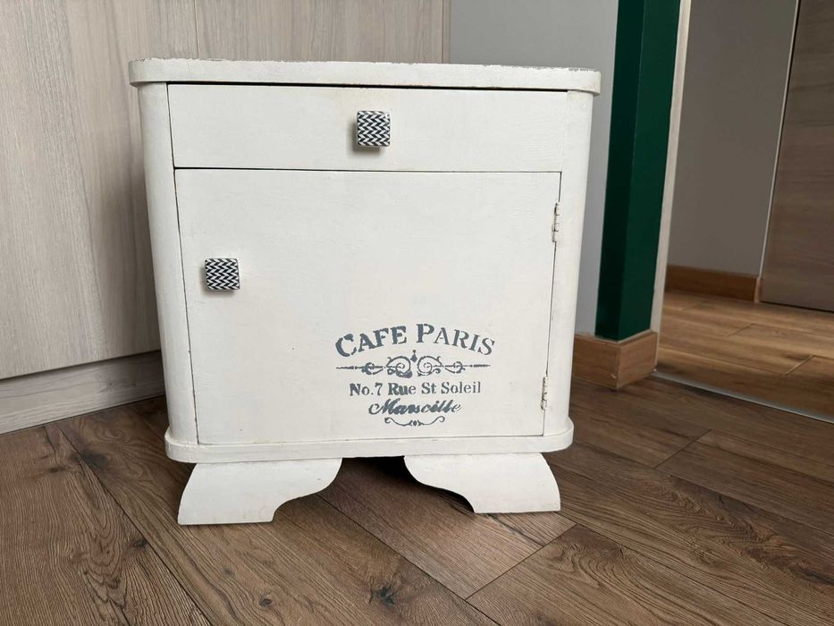 Dwa stoliki nocne - lata 50 art deco