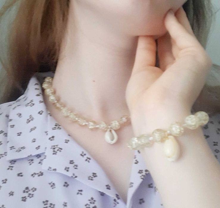 Zestaw biżuteryjny letni