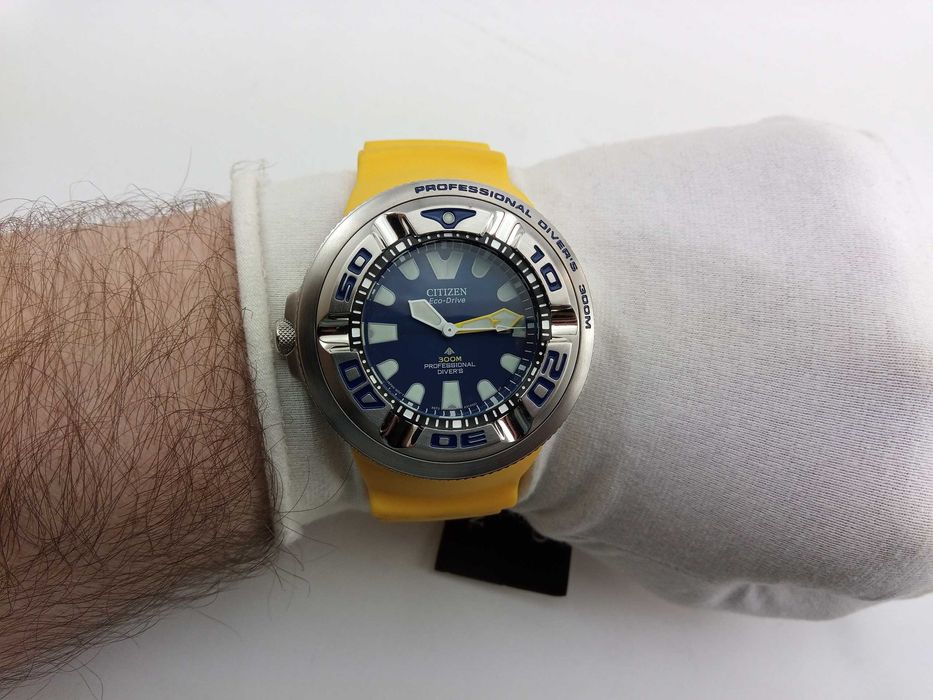 Японские 300м дайверские часы Citizen Ecozilla Eco-Drive BJ8058-06L