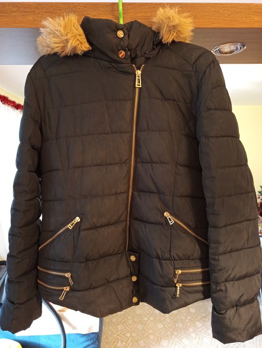 Kurtka damska, czarrna, krotka