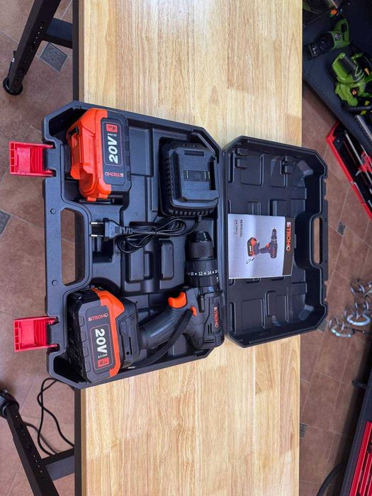 Шуруповерт Stromo 13 патрон + 2 Акумулятори 4.0Ah + Зарядка та кейс