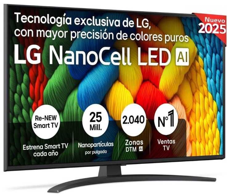 TV LG 43NANO81A6A - NanoCell AI