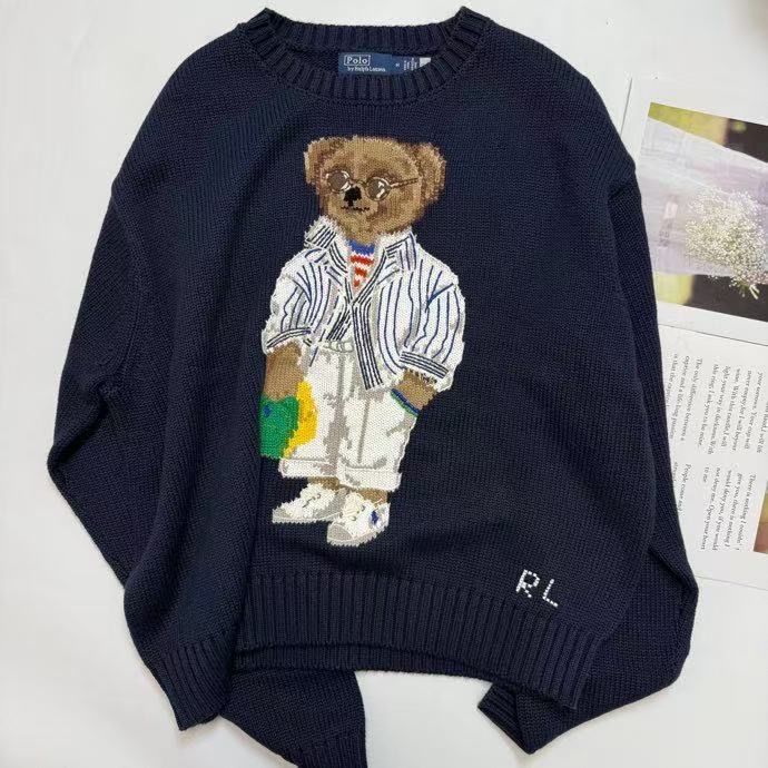 Светр Polo Ralph Lauren Bear / В'язаний светр з ведмедем Ральф Лорен