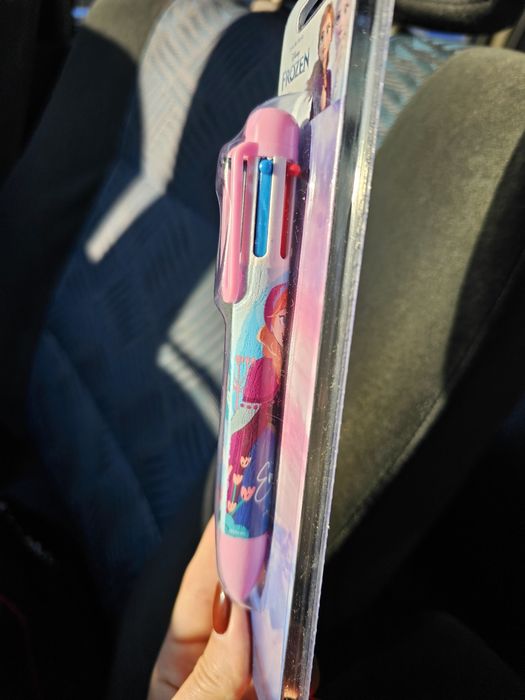 Caneta Frozen com 8 cores diferentes