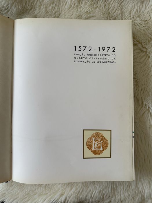 Os Lusíadas – Edição Comemorativa IV Centenário (1572–1972) | Lello & Irmão | Ótimo Estado