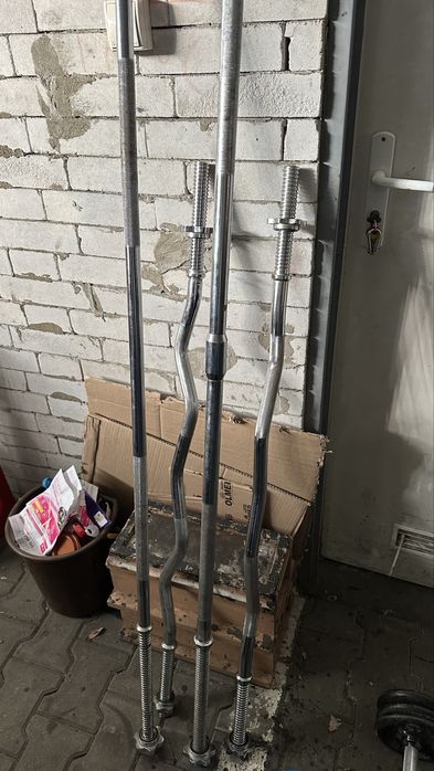 Lawka Stojaki 100kg silownia gryfy obciazenie