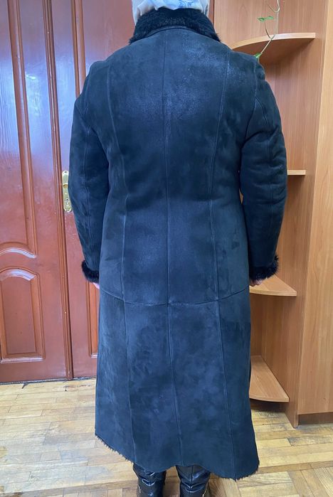 Натуральна жіноча шкіряна дублянка, дубльонка.