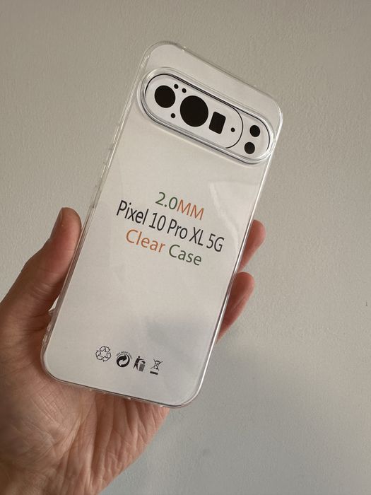 Etui plecki przeźroczyste 2mm + SZKŁO do GOOGLE PIXEL 10 PRO XL 5G