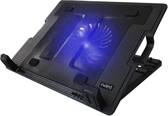 Suporte para computador portátil 17" com sistema de refrigeração e  ângulo de visão