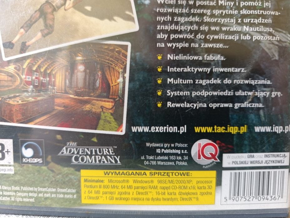 Gra PC The Adventure Collection Powrót na tajemniczą wyspę Koprzywnica ...