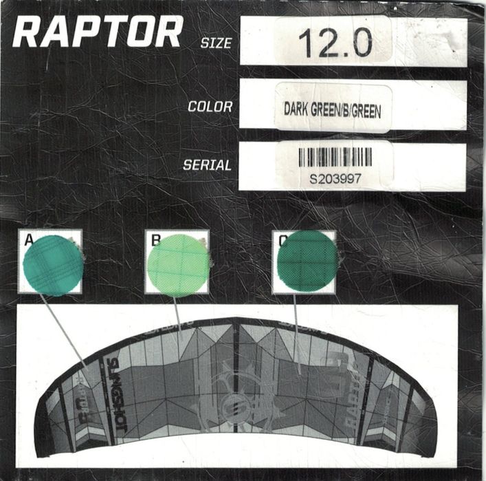 Latawce Slingshot - Raptor 12m & RPM 9m + bar