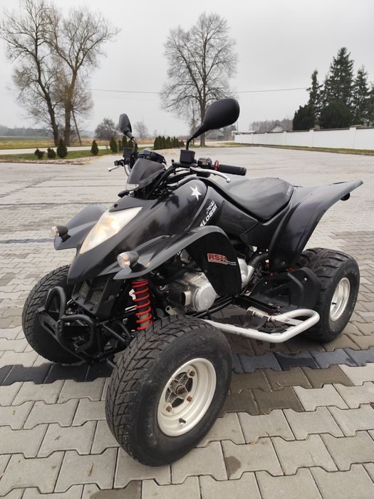 VERKOCHT ....Kymco KXR 250 Sport met kenteken bestellen bij