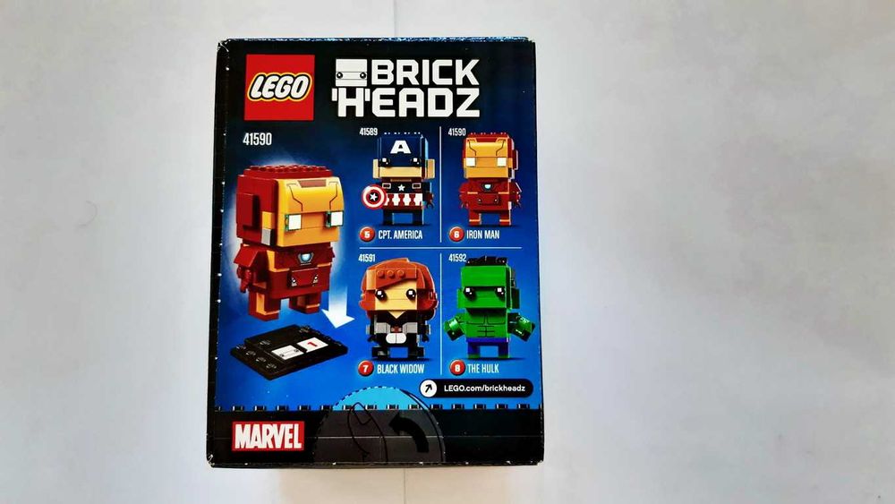 LEGO BrickHeadz Marvel Civil War 41590 Iron Man selado