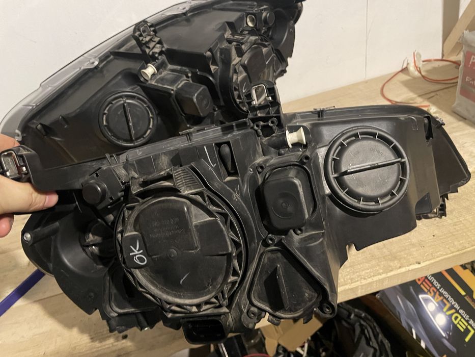 Реставрация фар bmw Х5 е70 адаптивные