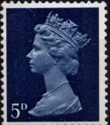 Selo 1967 Elizabeth II - Machin: 5D