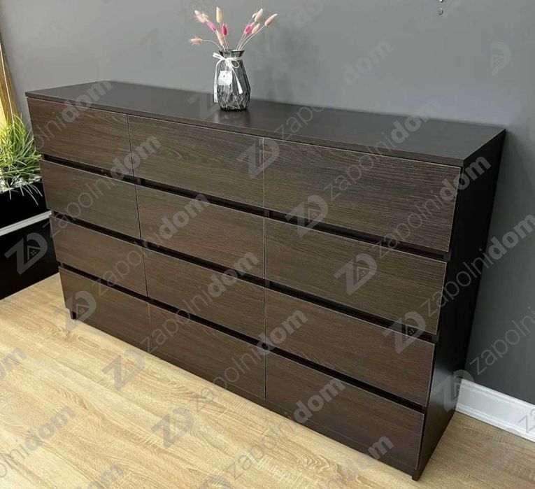 Большой комод без ручек на 12 ящиков 190см в спальню в Одессе