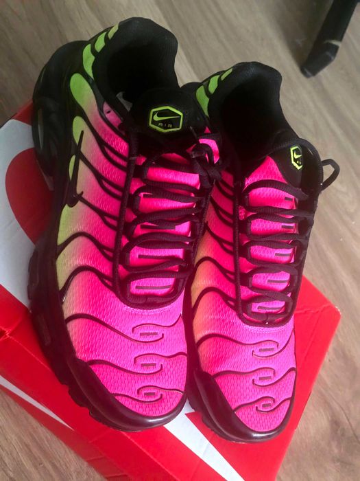Nowe Nike Air Max Plus (TN) Gradient Pink/Neon | Rozmiar 44 | Okazja!