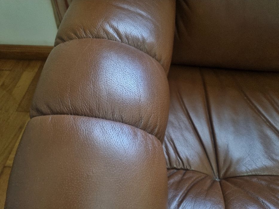 Sofás vintage em pele