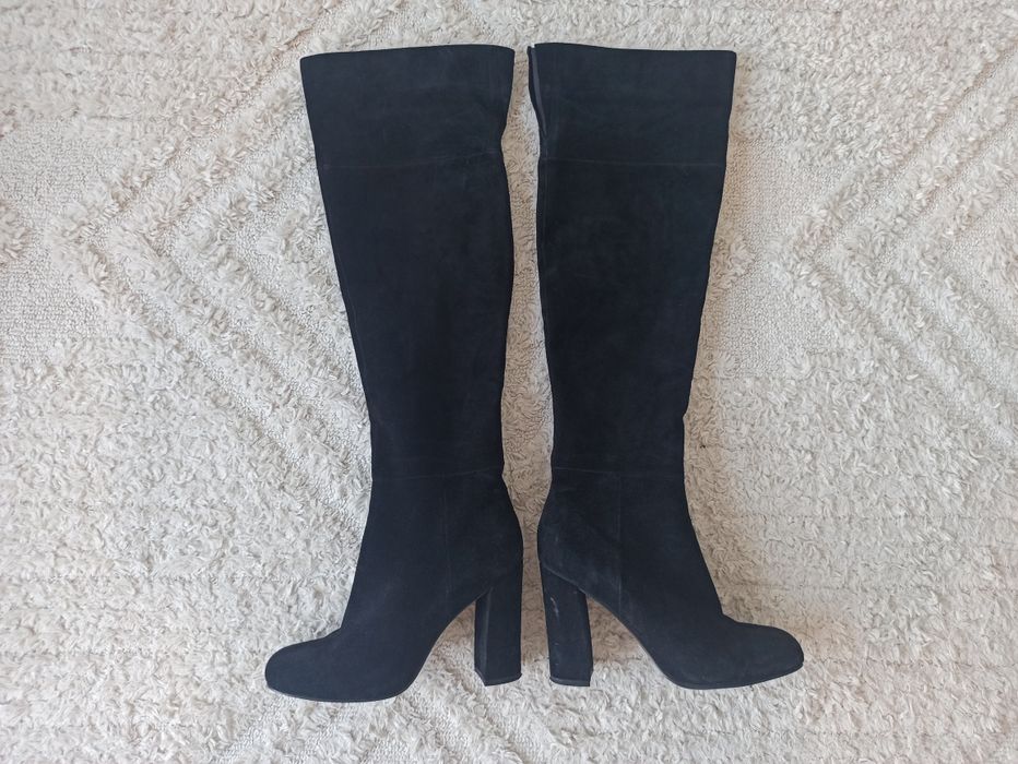 Kozaki za kolano zamszowe rozmiar 37