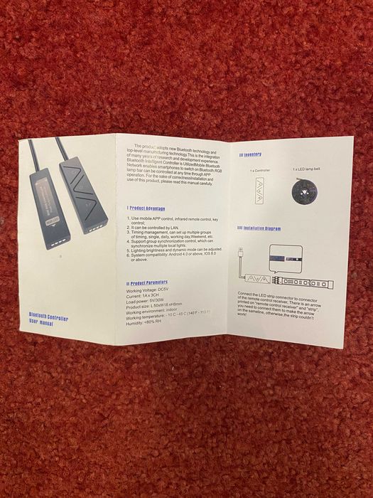Bluetooth RGB контроллер для светодиодной ленты