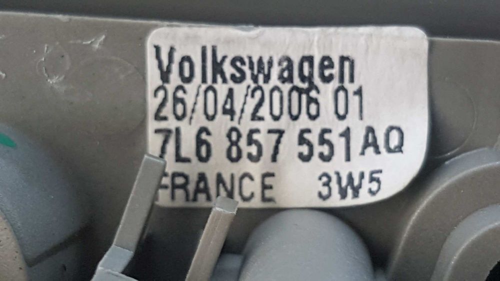 PÁLA DO SOL ESQUERDA VOLKSWAGEN TOUAREG (7LA) TDI R5