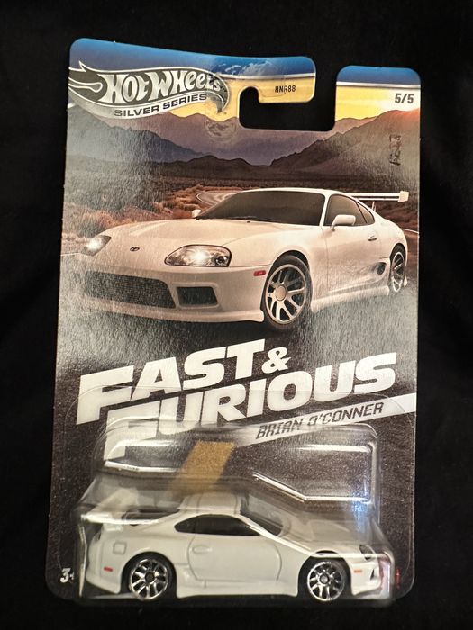 Hot Wheels Fast & Furious 2024 Brian O’Conner Toyota Supra Branco 5/5