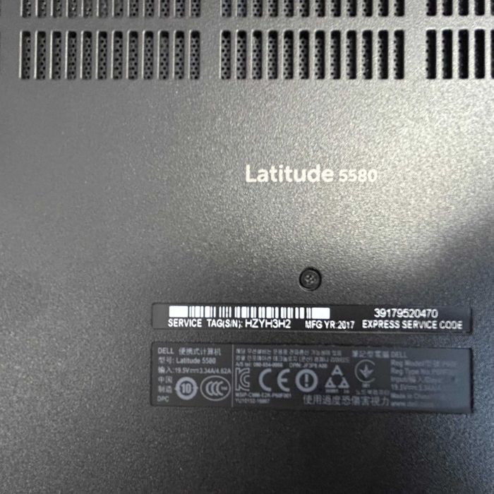 Portátil DELL Latitude 5580 i7 16GB 256GB