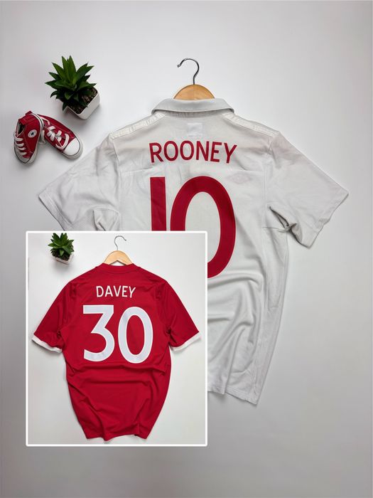 Футболка Umbro England Team #10 #30 Rooney Davey 2009/10/11 size S, M