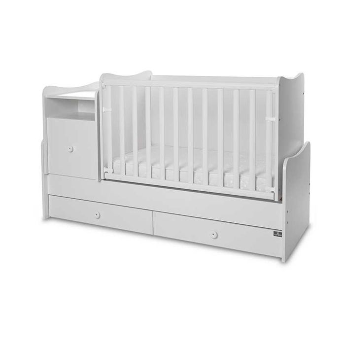 Berço Evolutivo Lorelli com os 2 colchões (berço e cama)